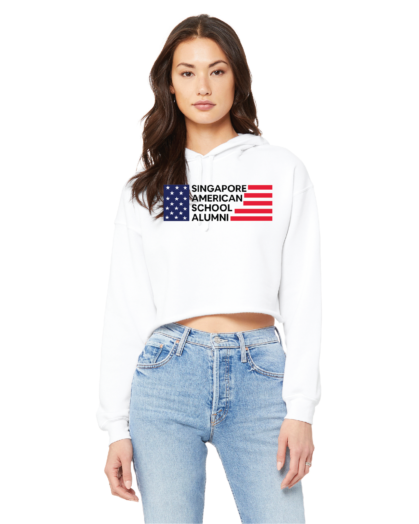 Women's Cropped Fleece Hoodie