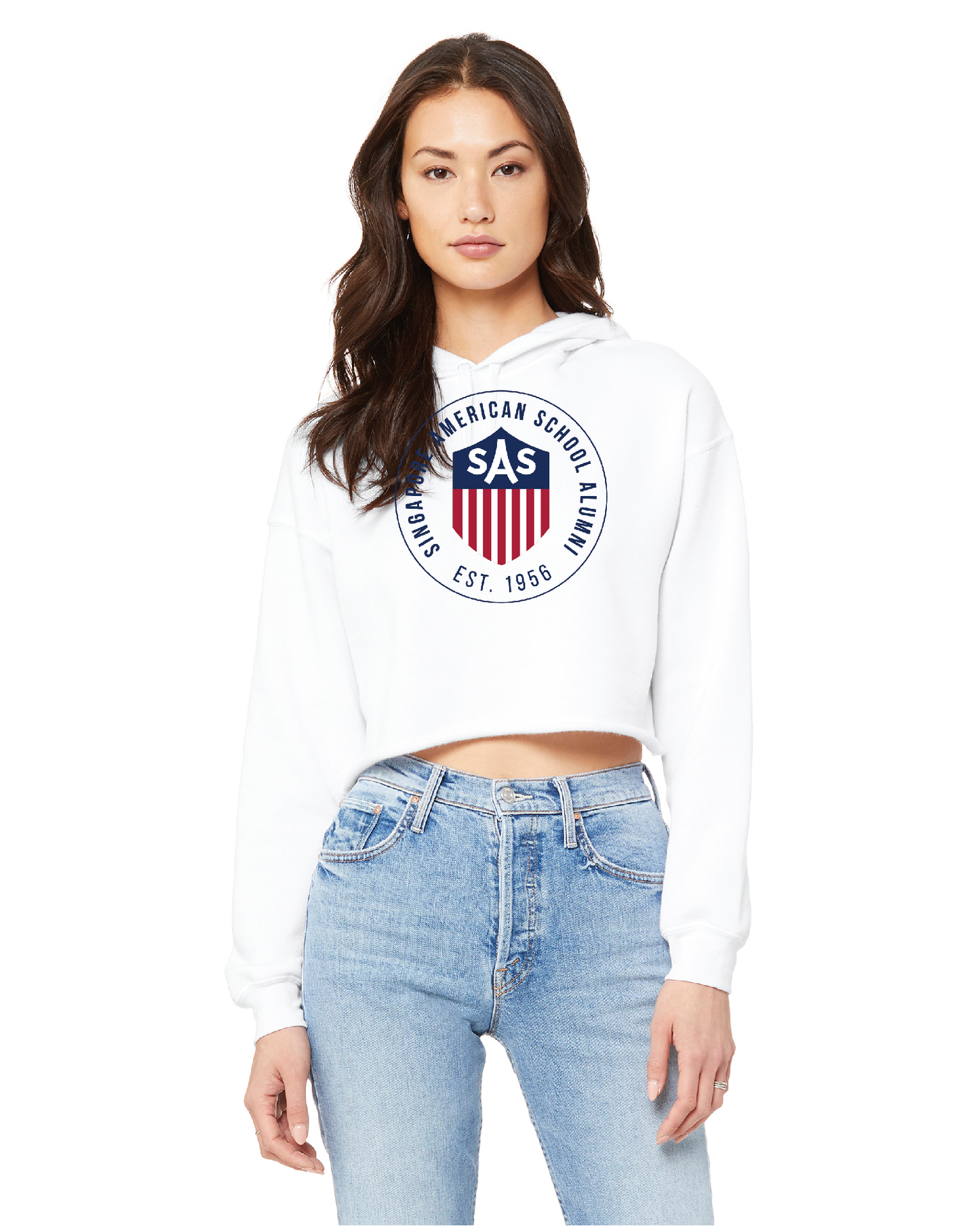 Women's Cropped Fleece Hoodie