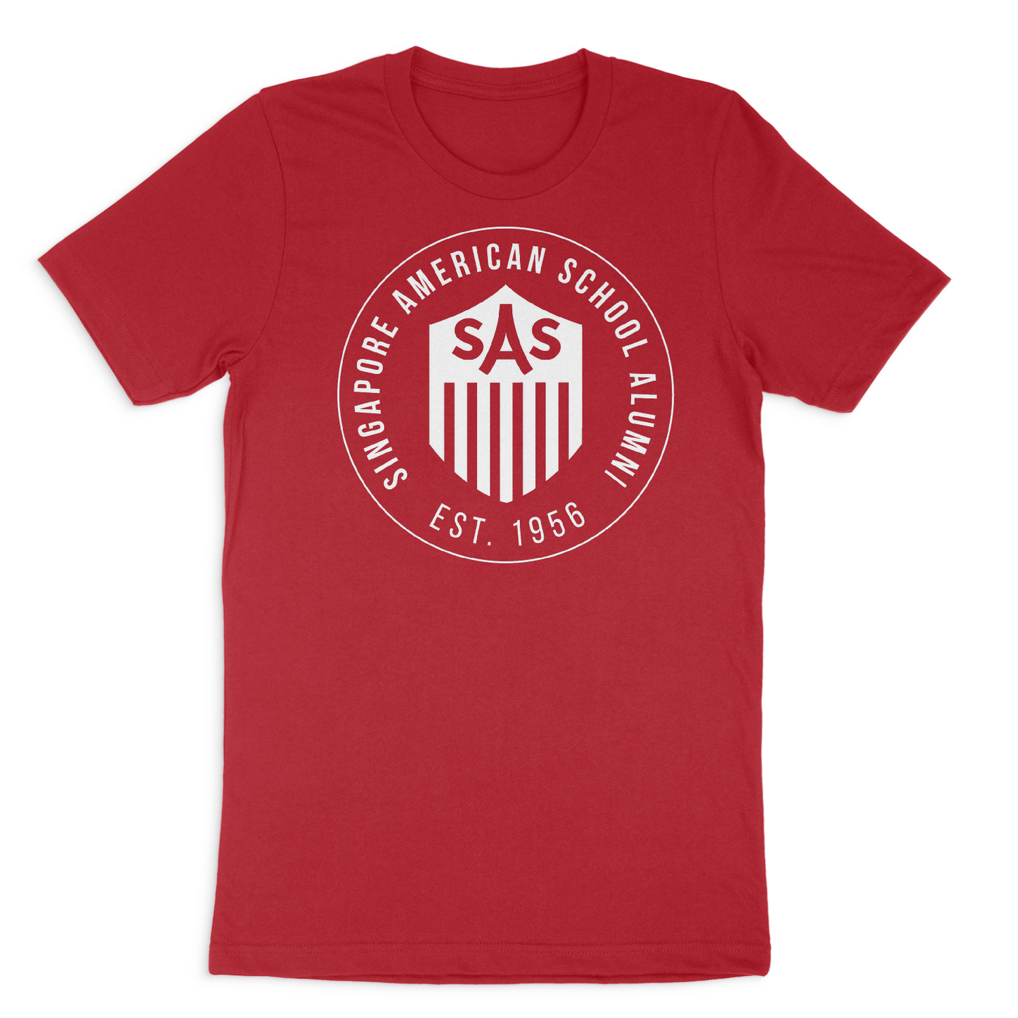 SAS Alumni White Badge Tee