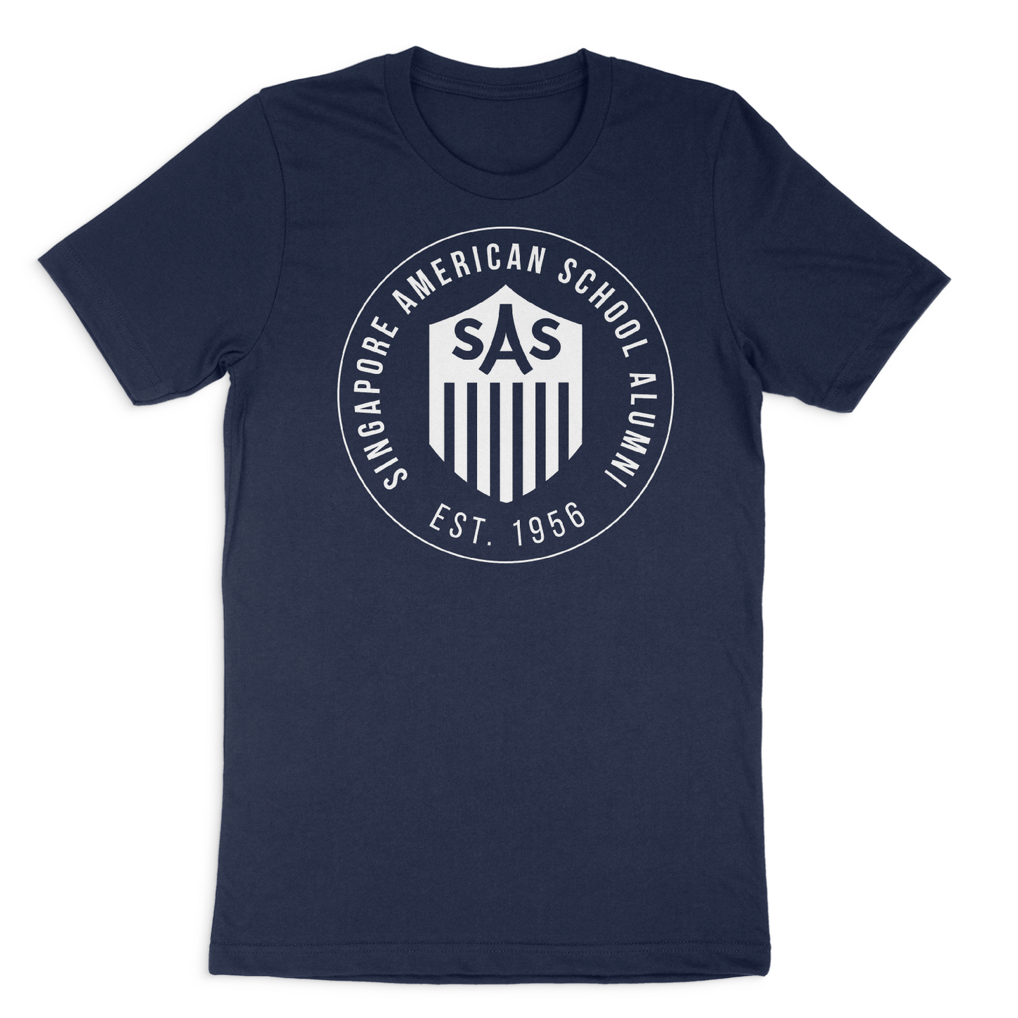 SAS Alumni White Badge Tee