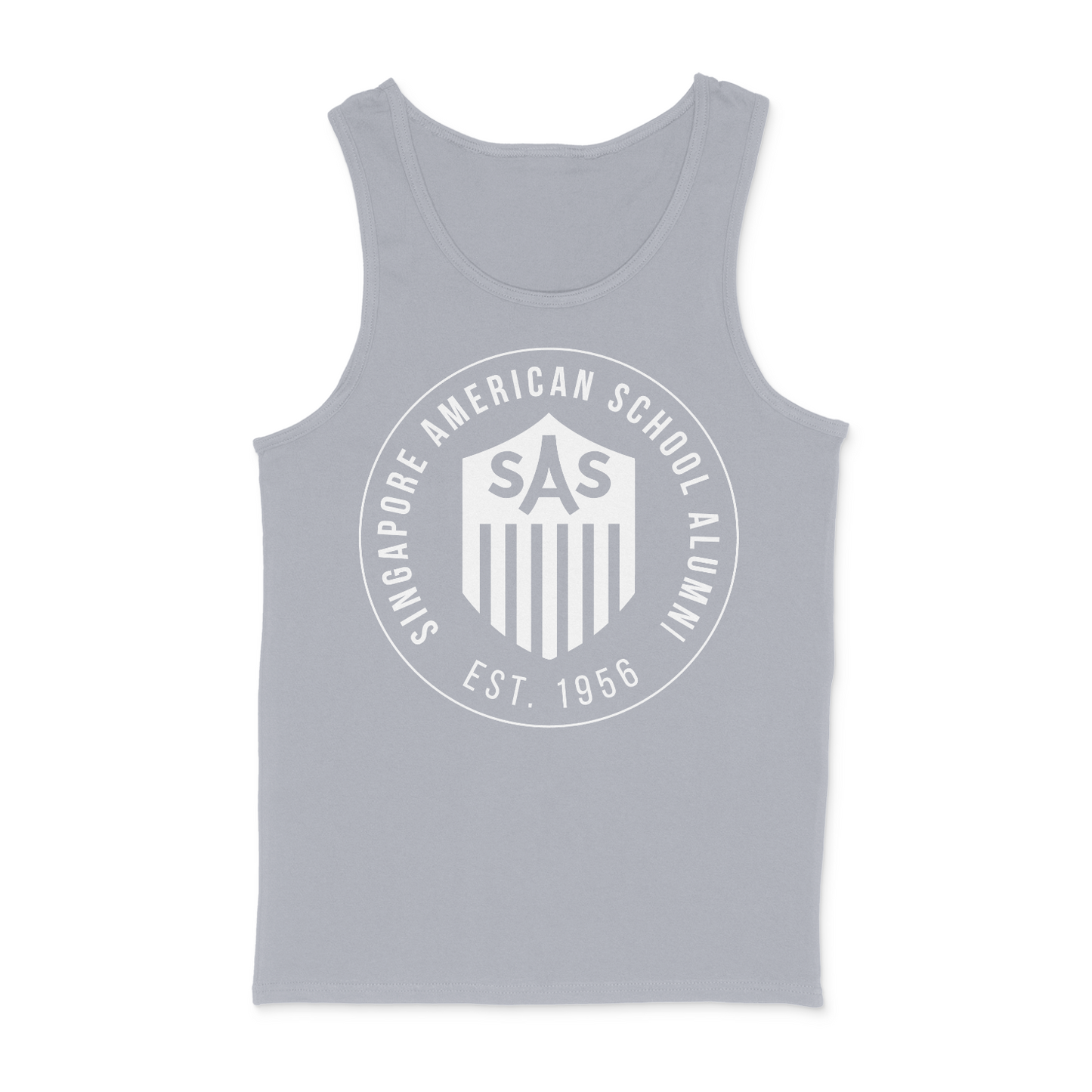 SAS Alumni White Badge Tank Top