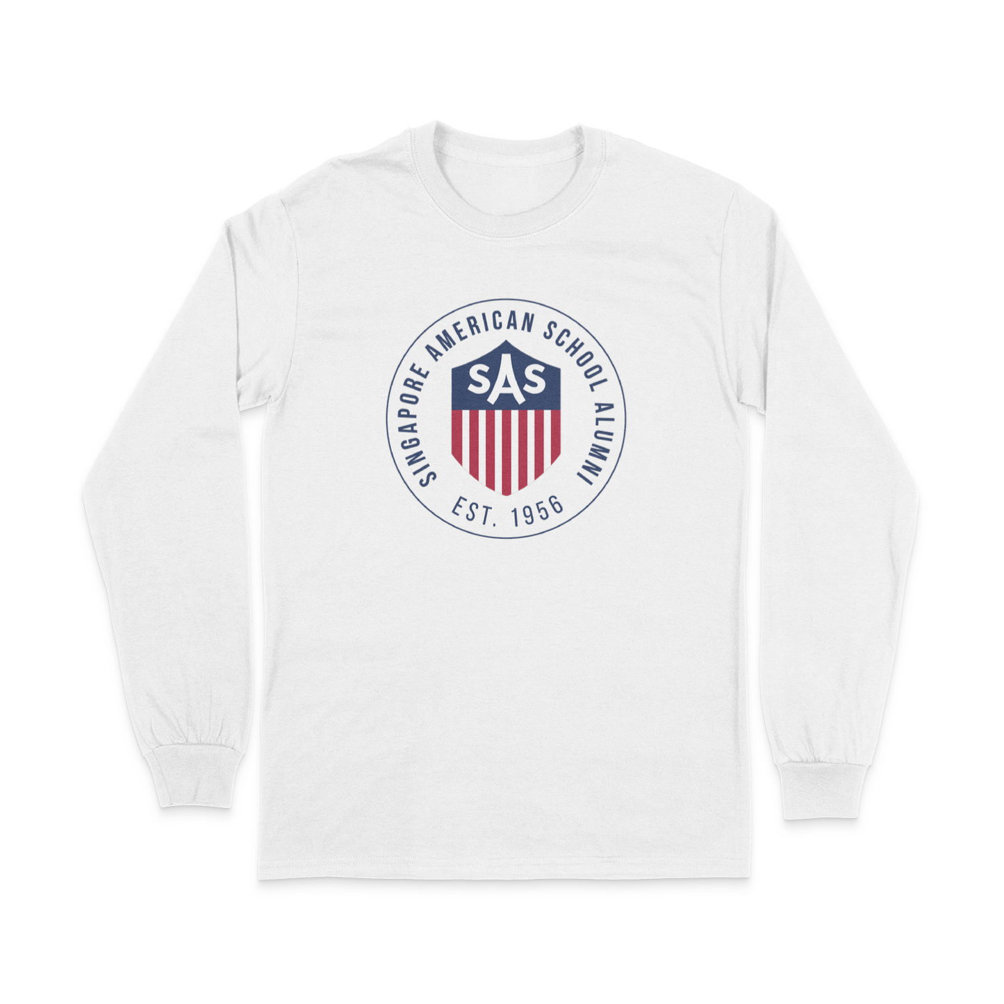SAS Alumni Color Badge Long Sleeve Tee