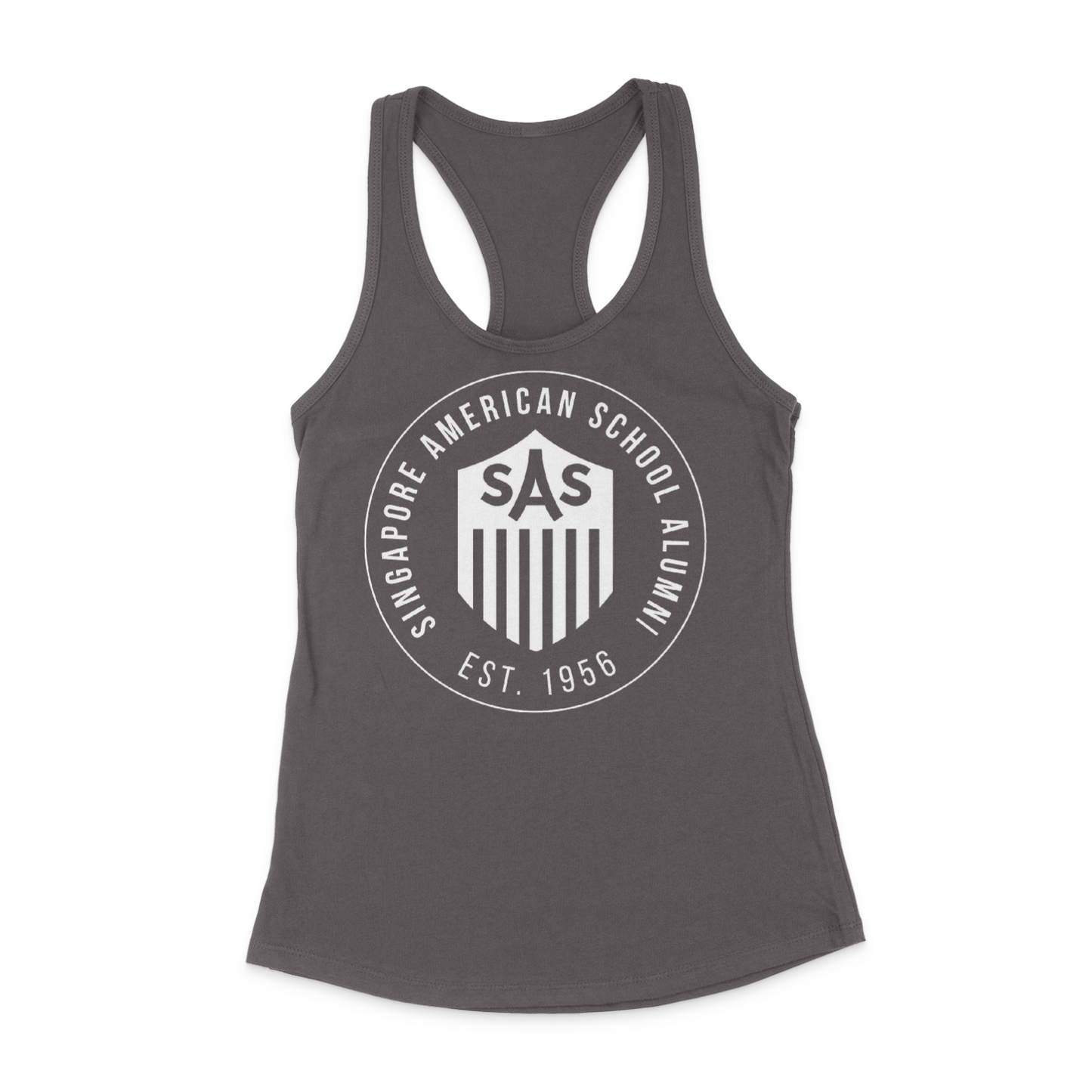 SAS Alumni White Badge Tank Top