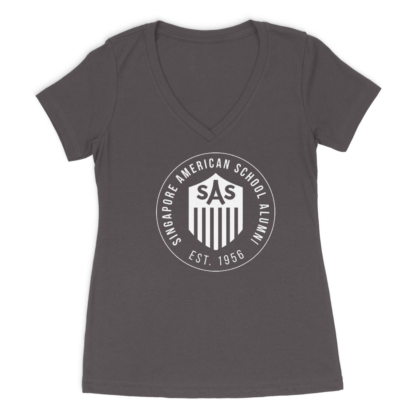 SAS Alumni White Badge Tee