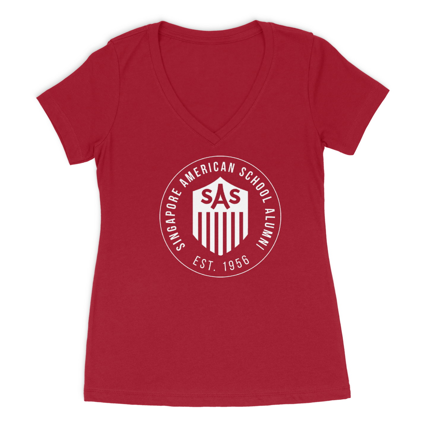 SAS Alumni White Badge Tee