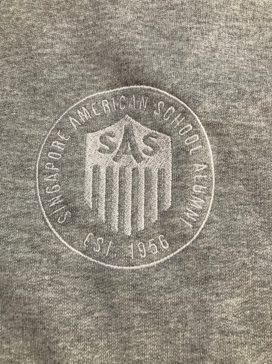 Full-Zip Hoodie with Embroidered SAS Badge