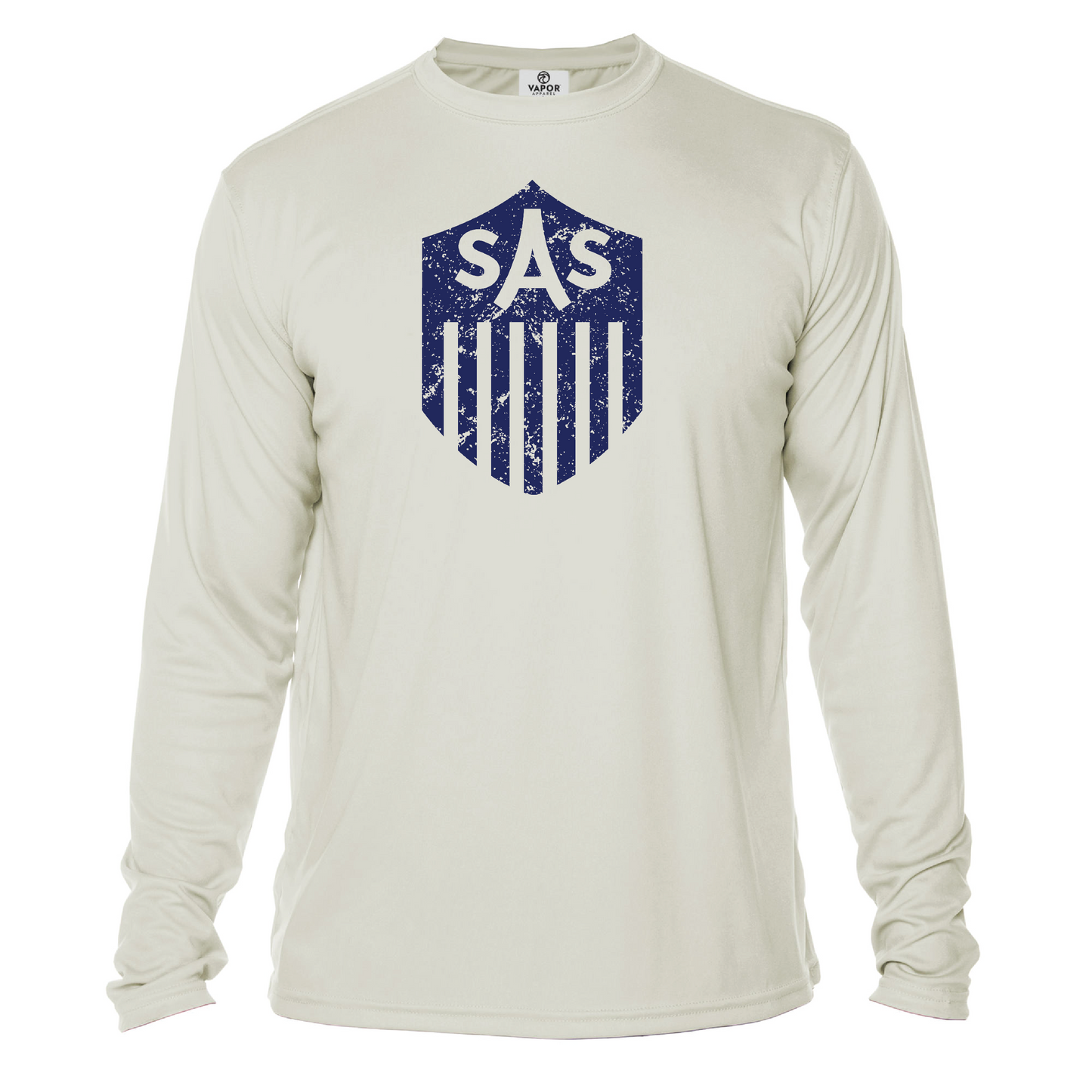 SAS Distressed Shield on Vapor Apparel Unisex UPF50+
