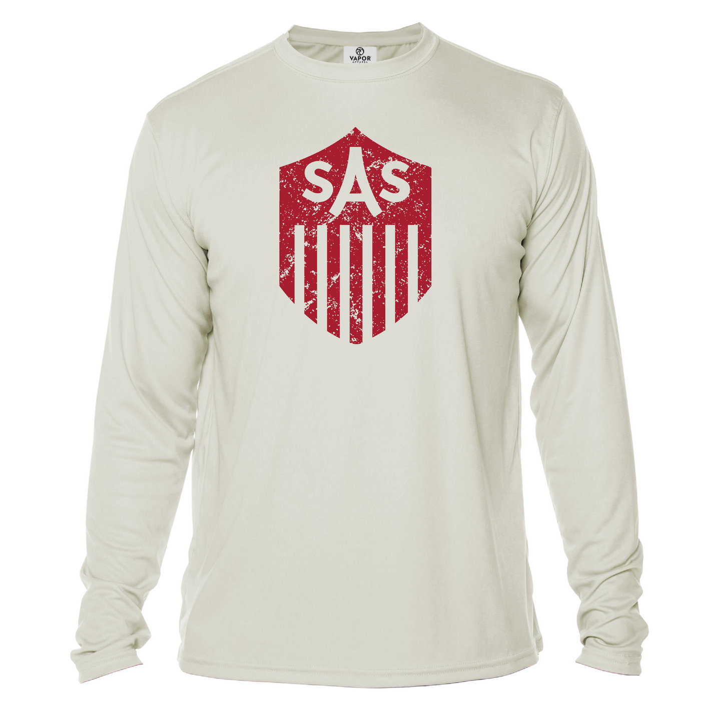 SAS Distressed Shield on Vapor Apparel Unisex UPF50+