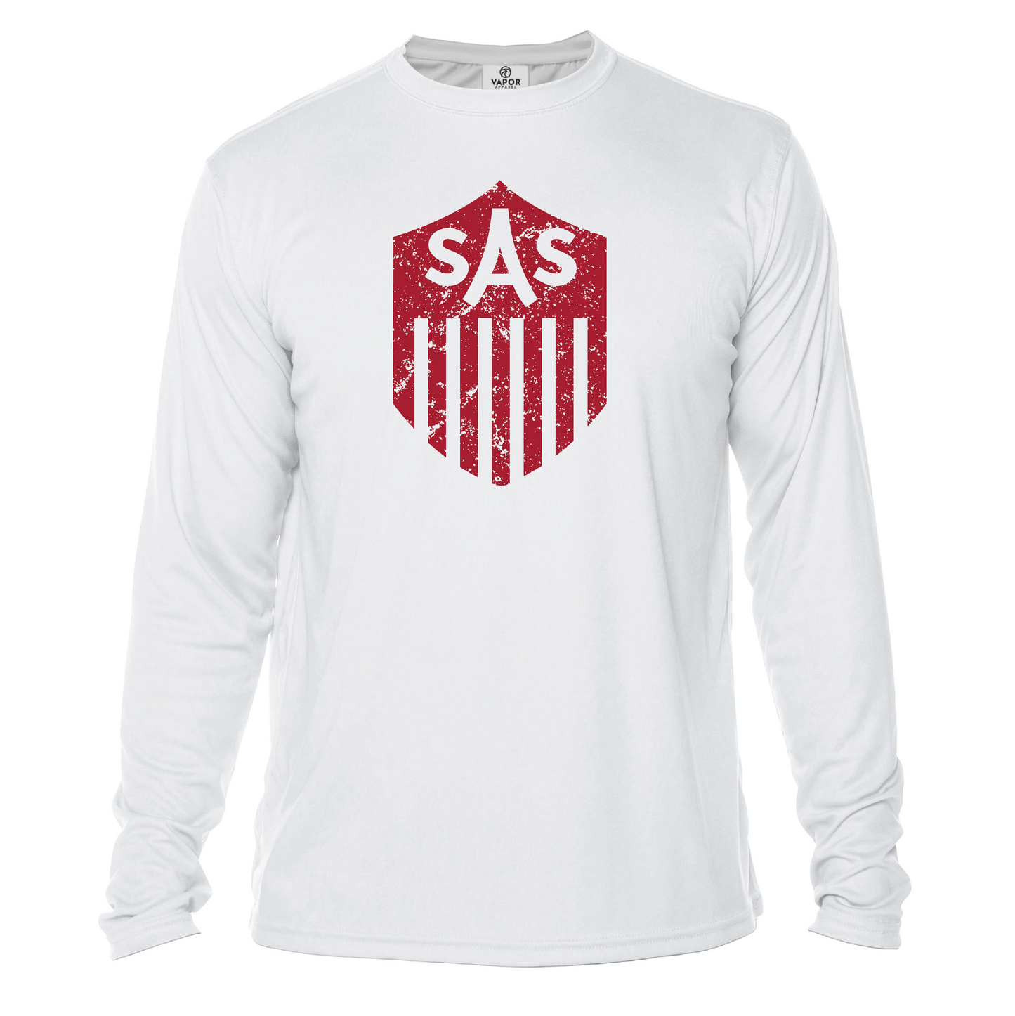 SAS Distressed Shield on Vapor Apparel Unisex UPF50+