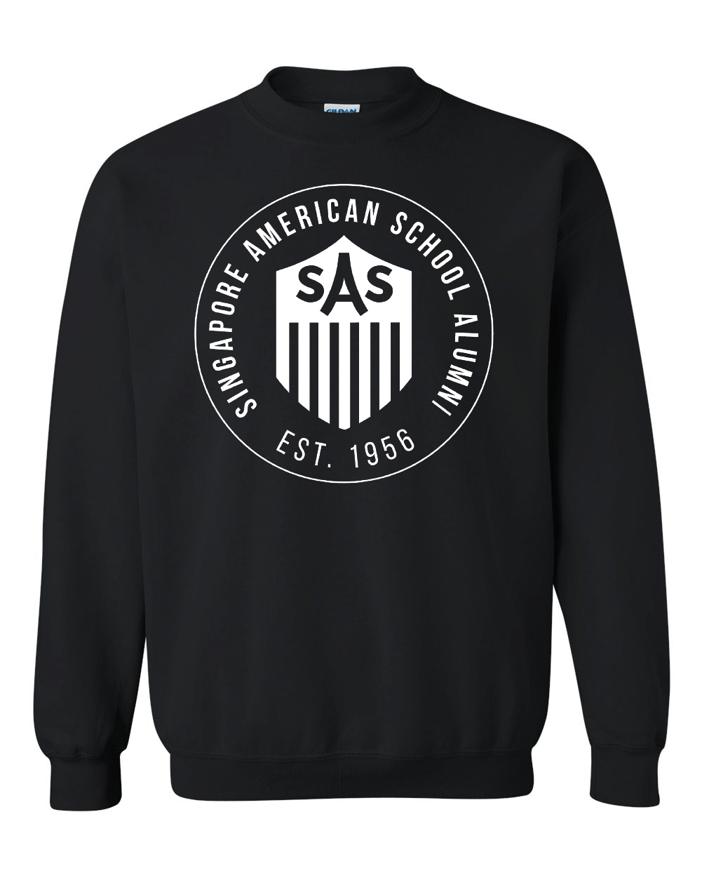 SAS Alumni White Badge Crewneck Sweatshirt