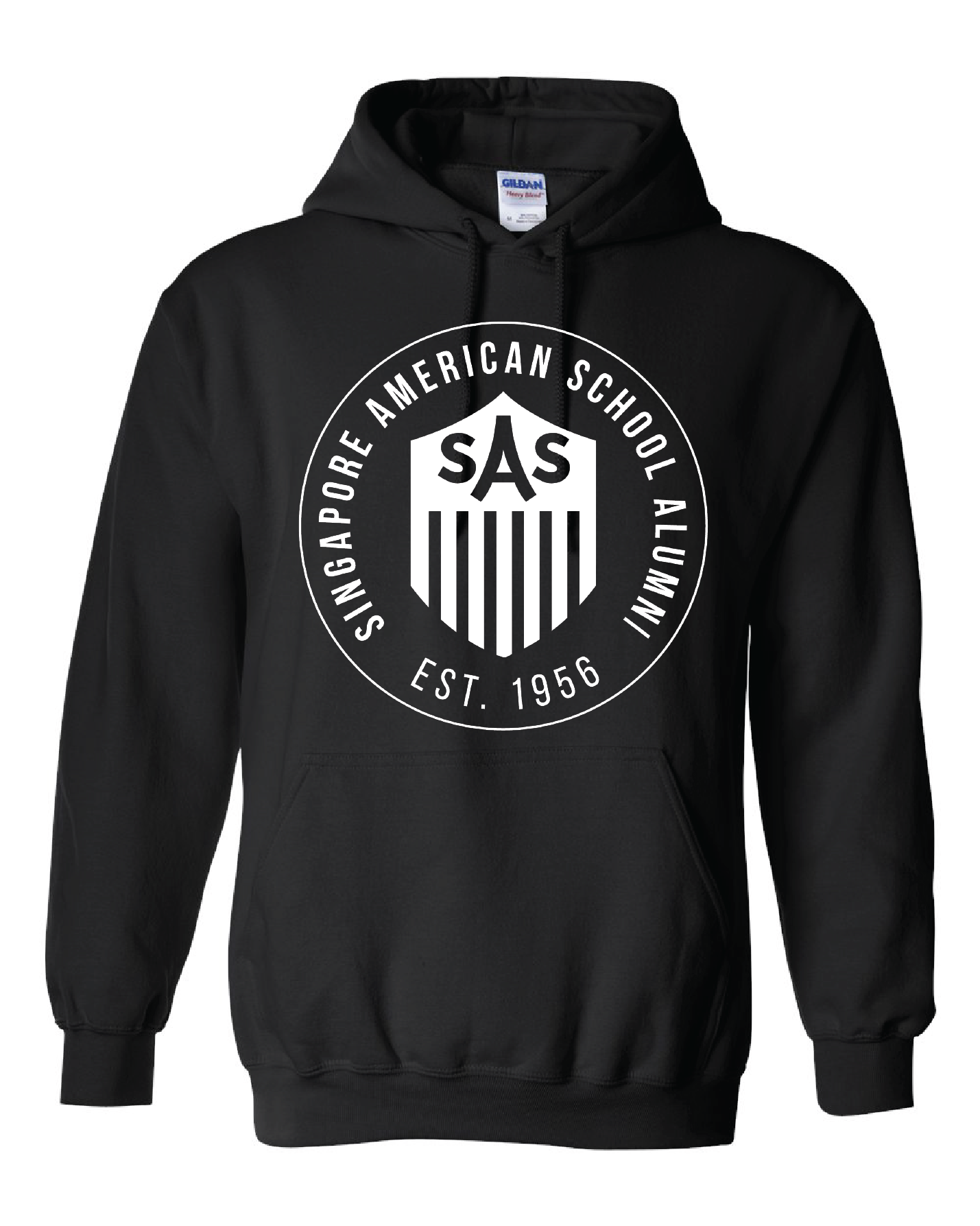 Alumni White Badge Hoodie