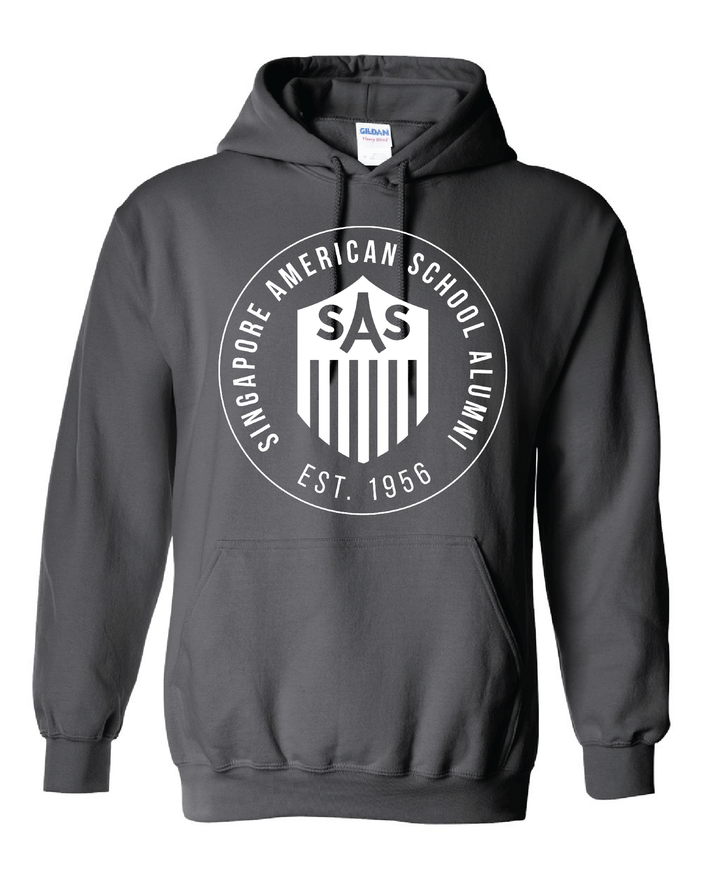 Alumni White Badge Hoodie