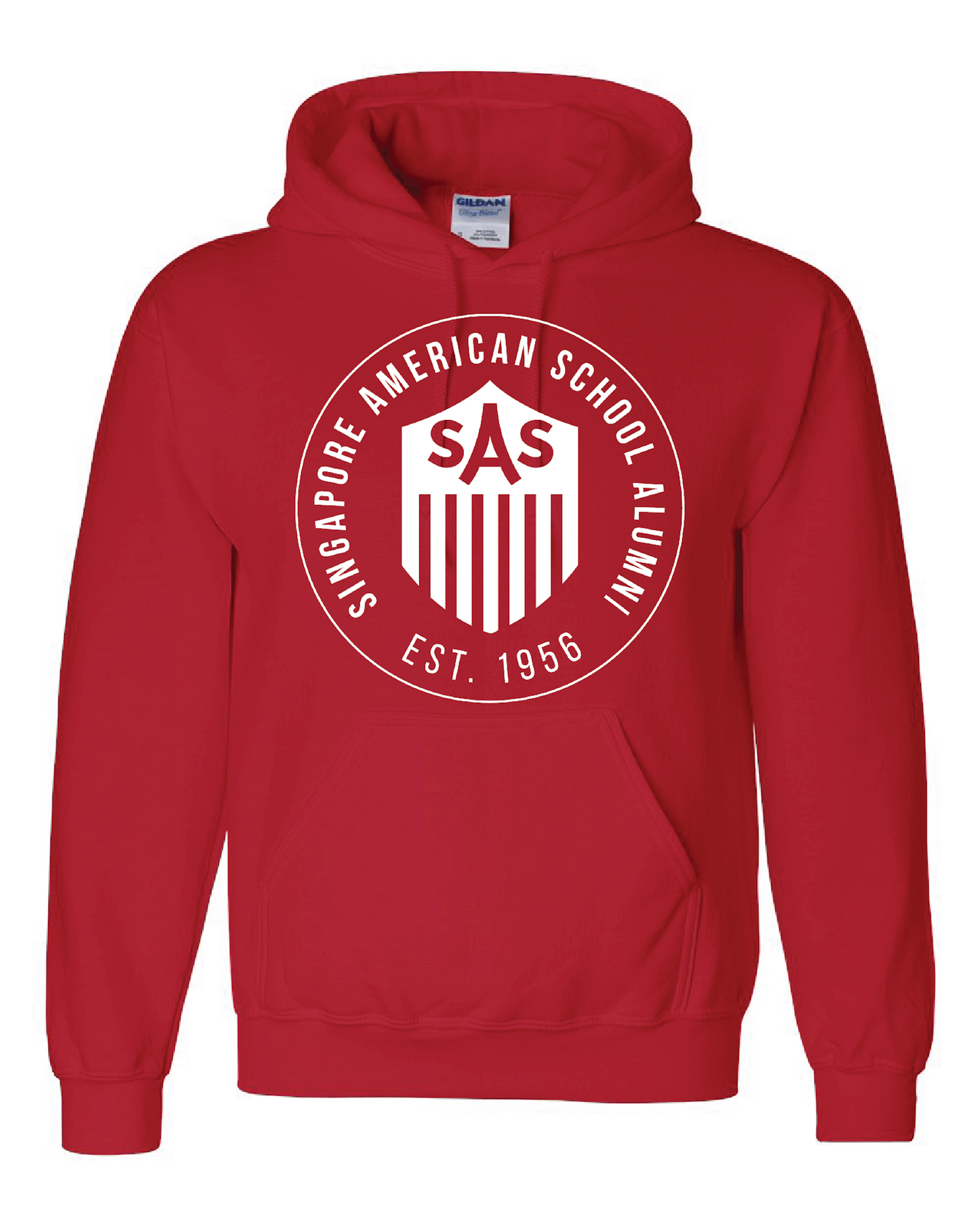 Alumni White Badge Hoodie