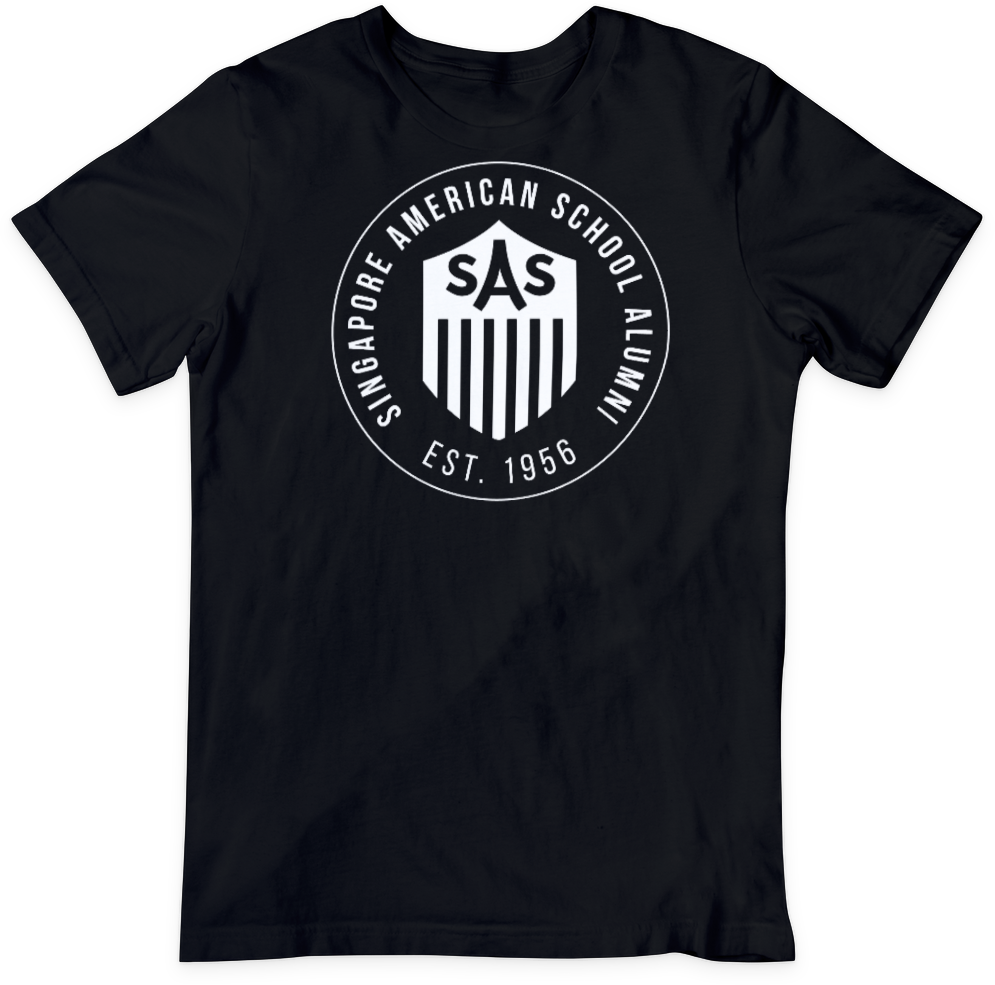 SAS Alumni White Badge Tee