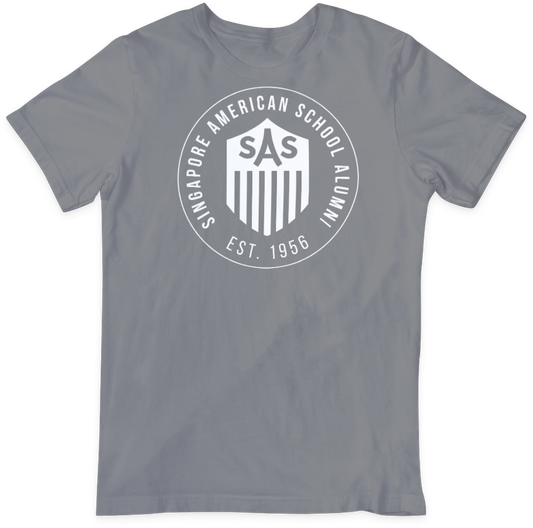SAS Alumni White Badge Tee