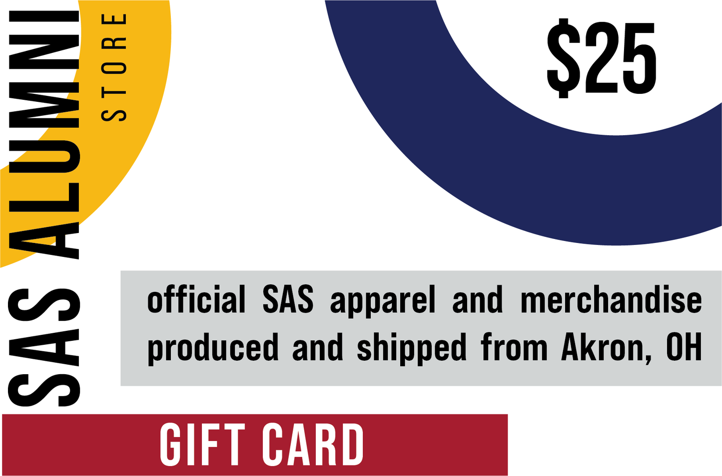 SAS Alumni Store Gift Cards
