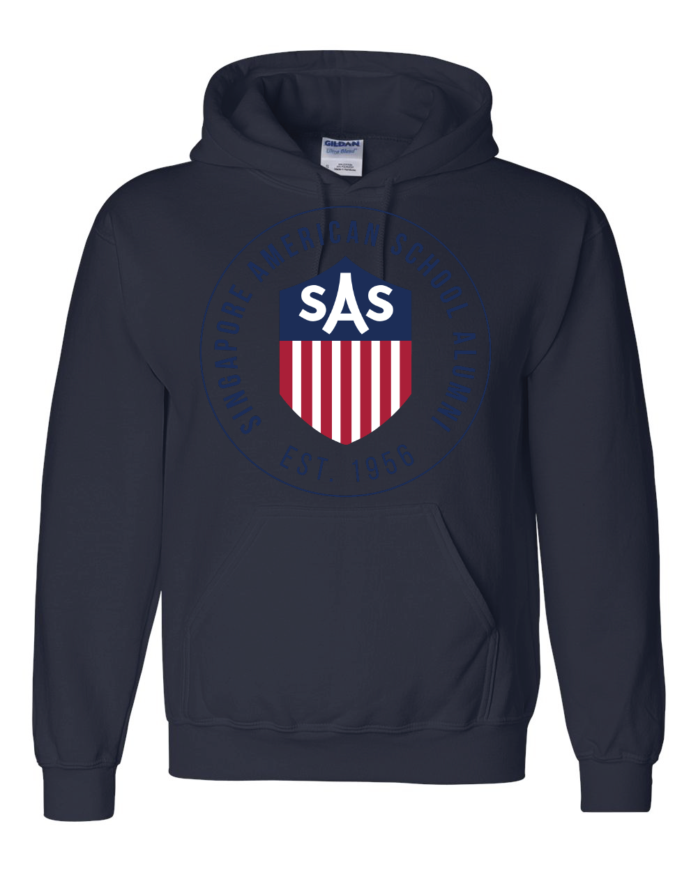 SAS Alumni Color Badge Hoodie