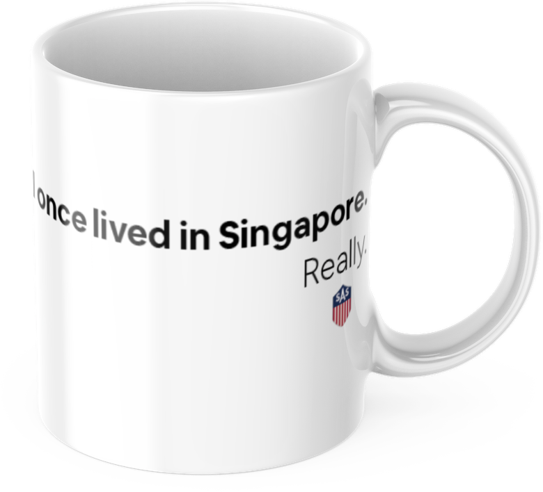 SAS & Singapore Coffee Mugs with 8 Designs